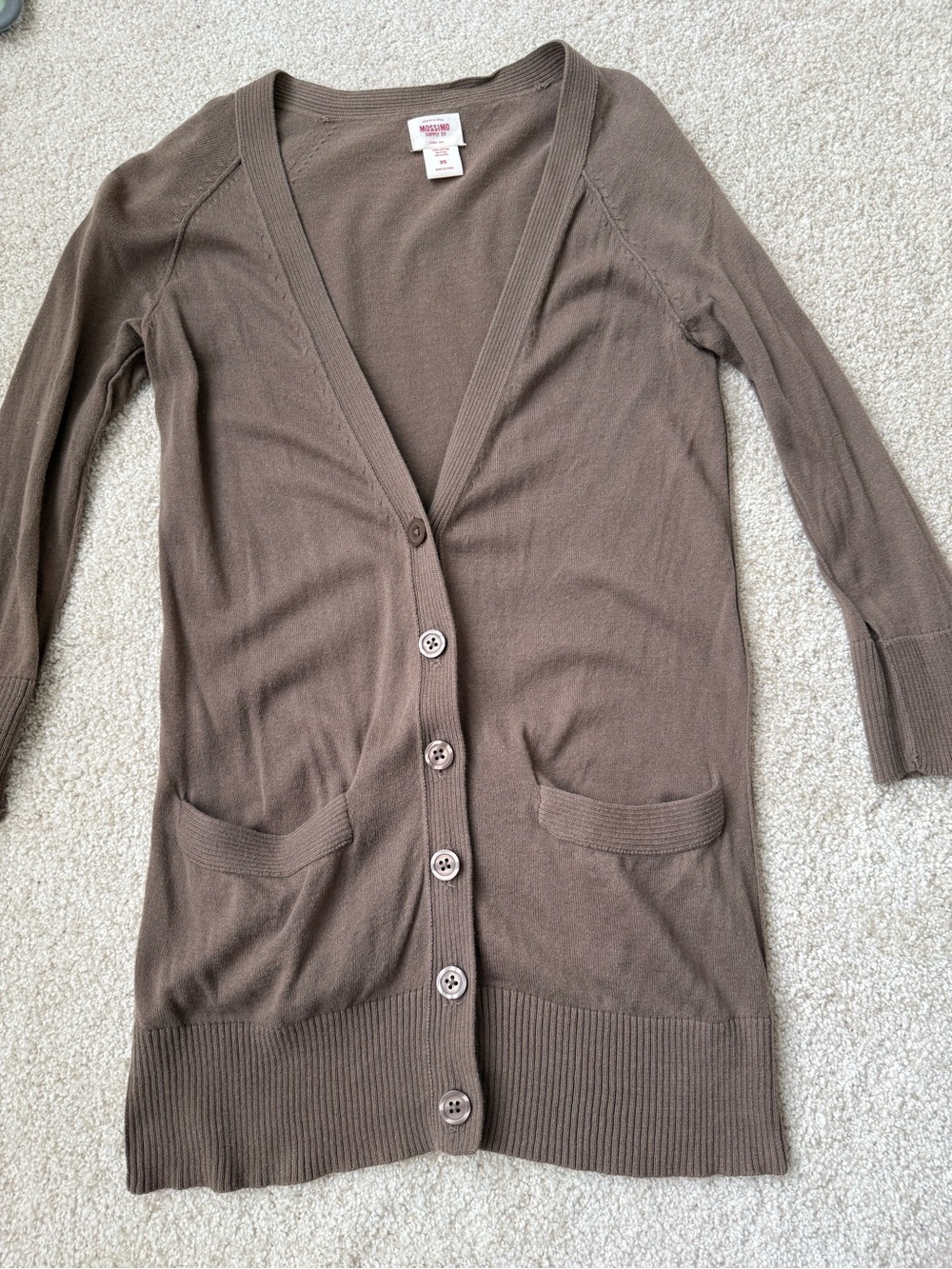 Mossimo women’s brown cardigan